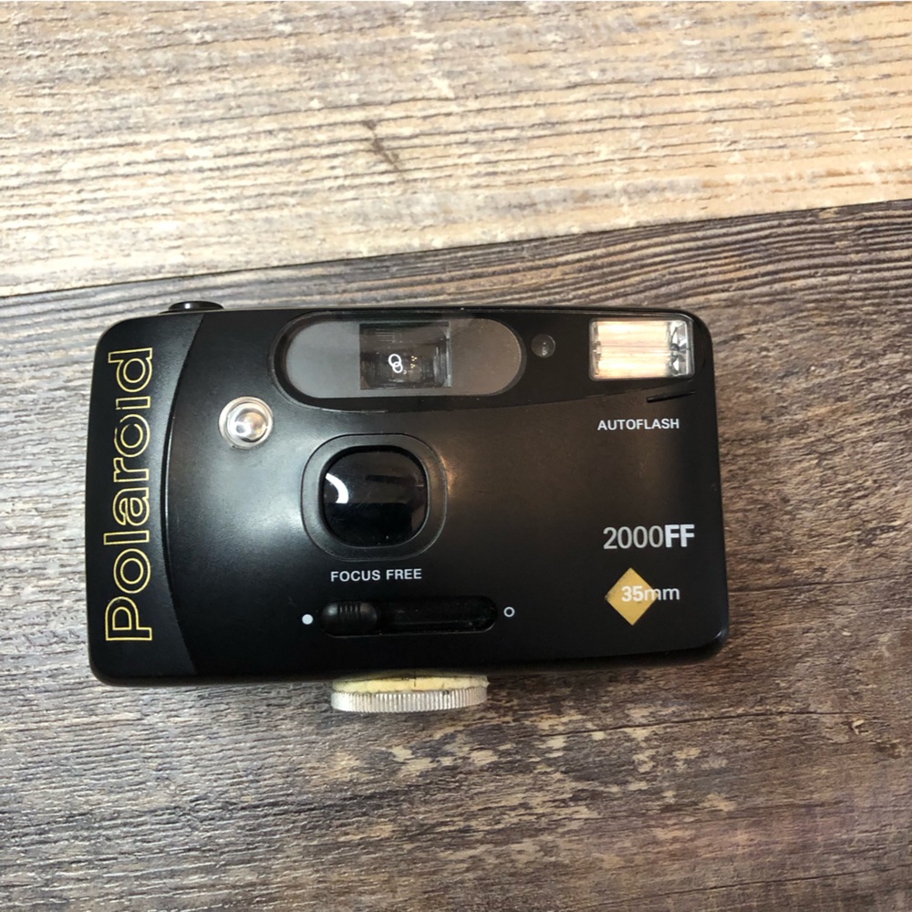 Polaroid 2000FF point&shoot compact film camera 35mm working. Untested vintage